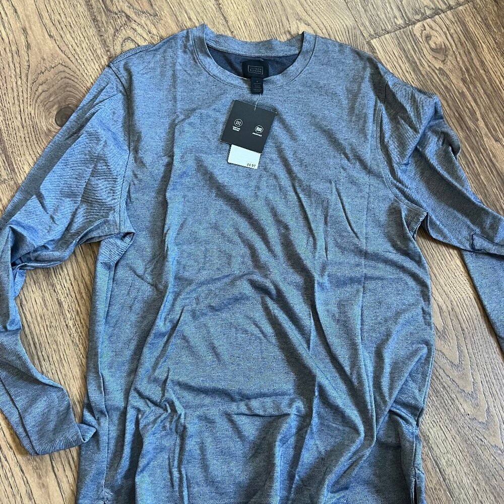 Men's 14th & Union Long Sleeve Shirt Blue New With Tags Size Medium